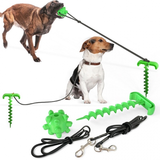 Ground Rope Interactive Dog Chew Training Toy For Large Medium Dogs